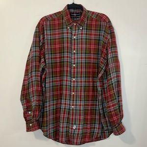 Ralph Lauren Red Plaid Button-Down Shirt